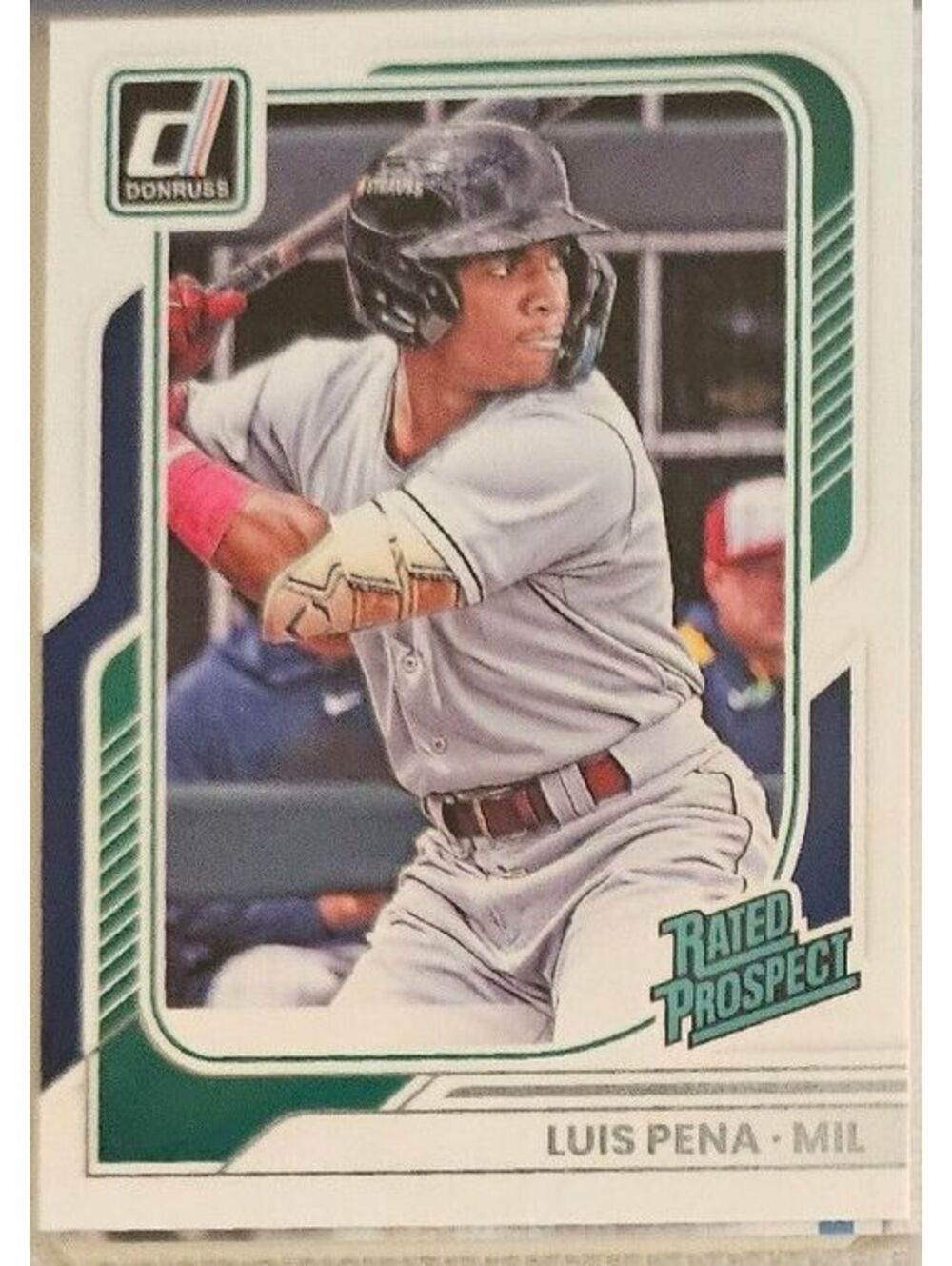 Luis Pena (Rated Prospect) #125 2026 Panini Donruss - Milwaukee Brewers
